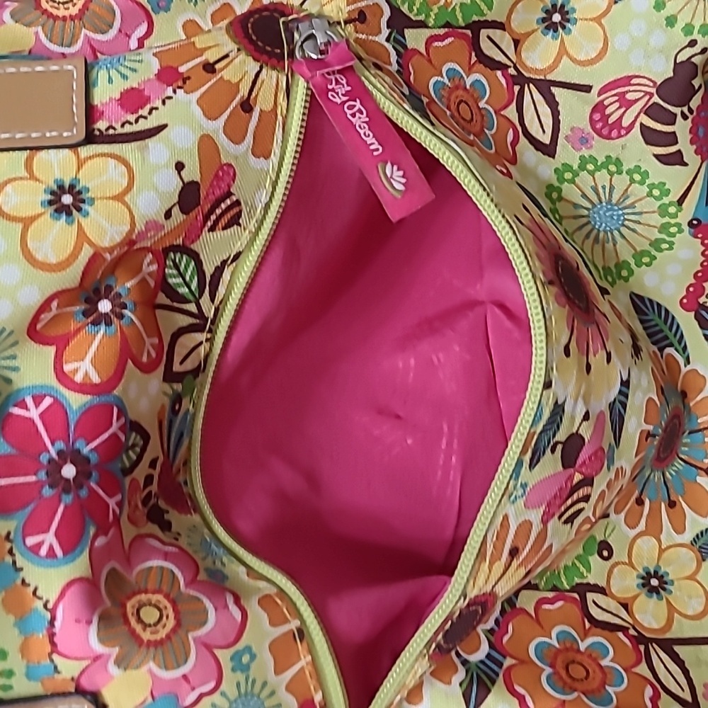 Lily Bloom Colorful Busy Bee Patterned Floral Pri… - image 4